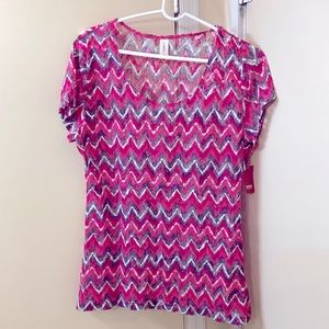 No Boundaries Sheer Lace Tee T-Shirt Size XXL (19) BRAND NEW